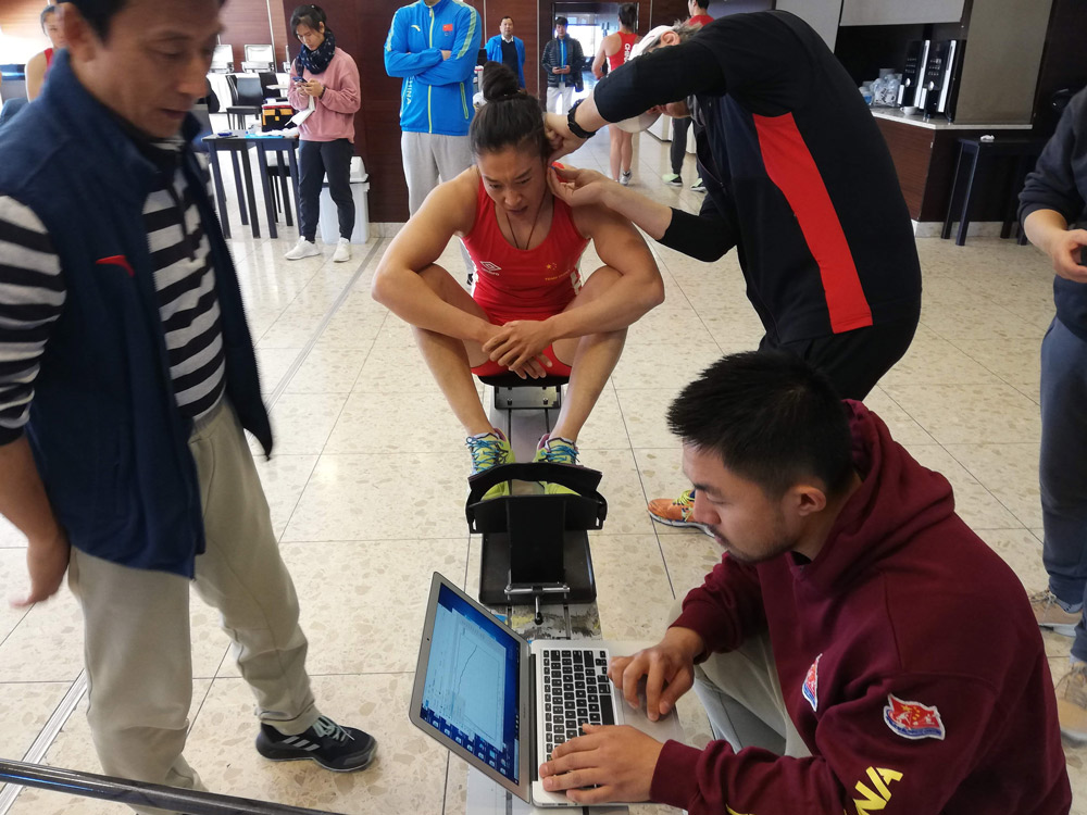 VISITING THE CHINESE WOMEN’S OLYMPIC KAYAK TEAM